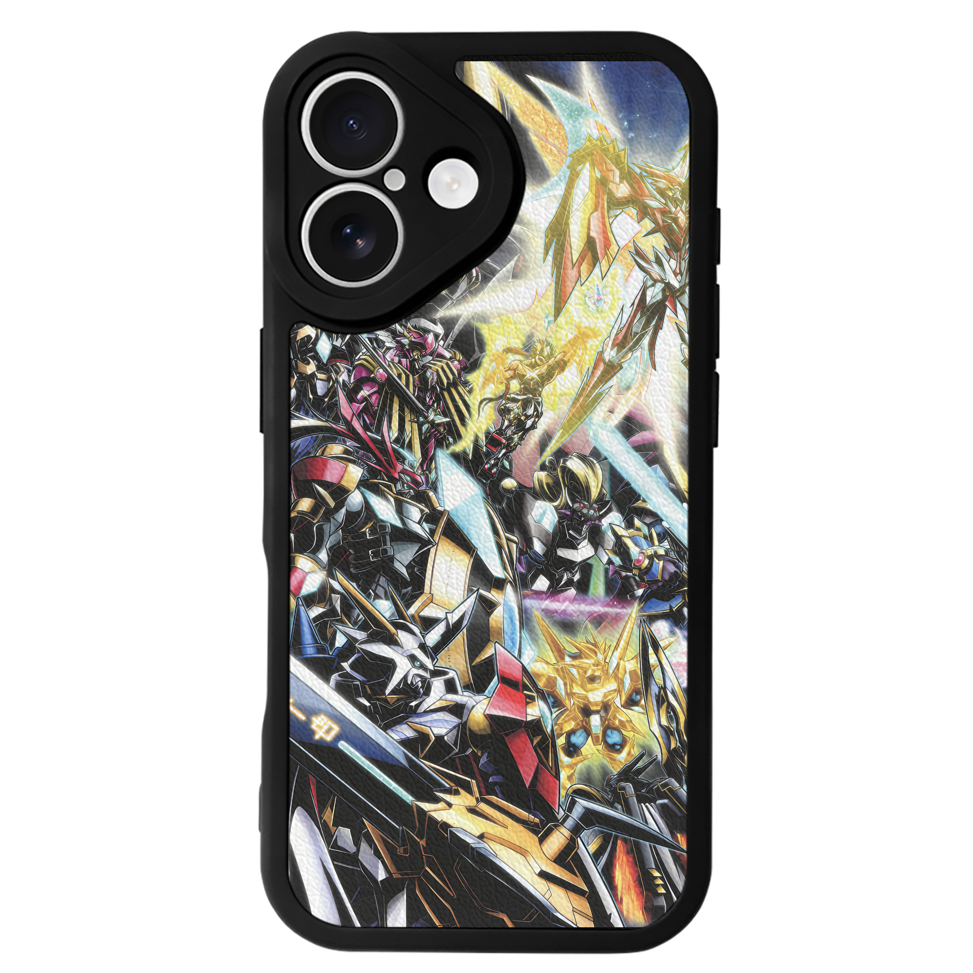 （画像用） Digimon デジタルモンスター/デジモン 【iPhone 16シリーズ対応】シリコンスマホケース（レザー調） 材質：シリコン